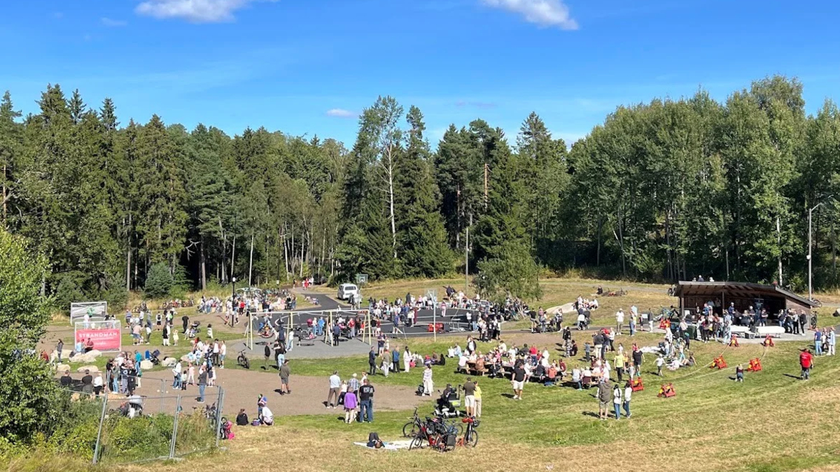 Ny møteplass i Hagadumpa